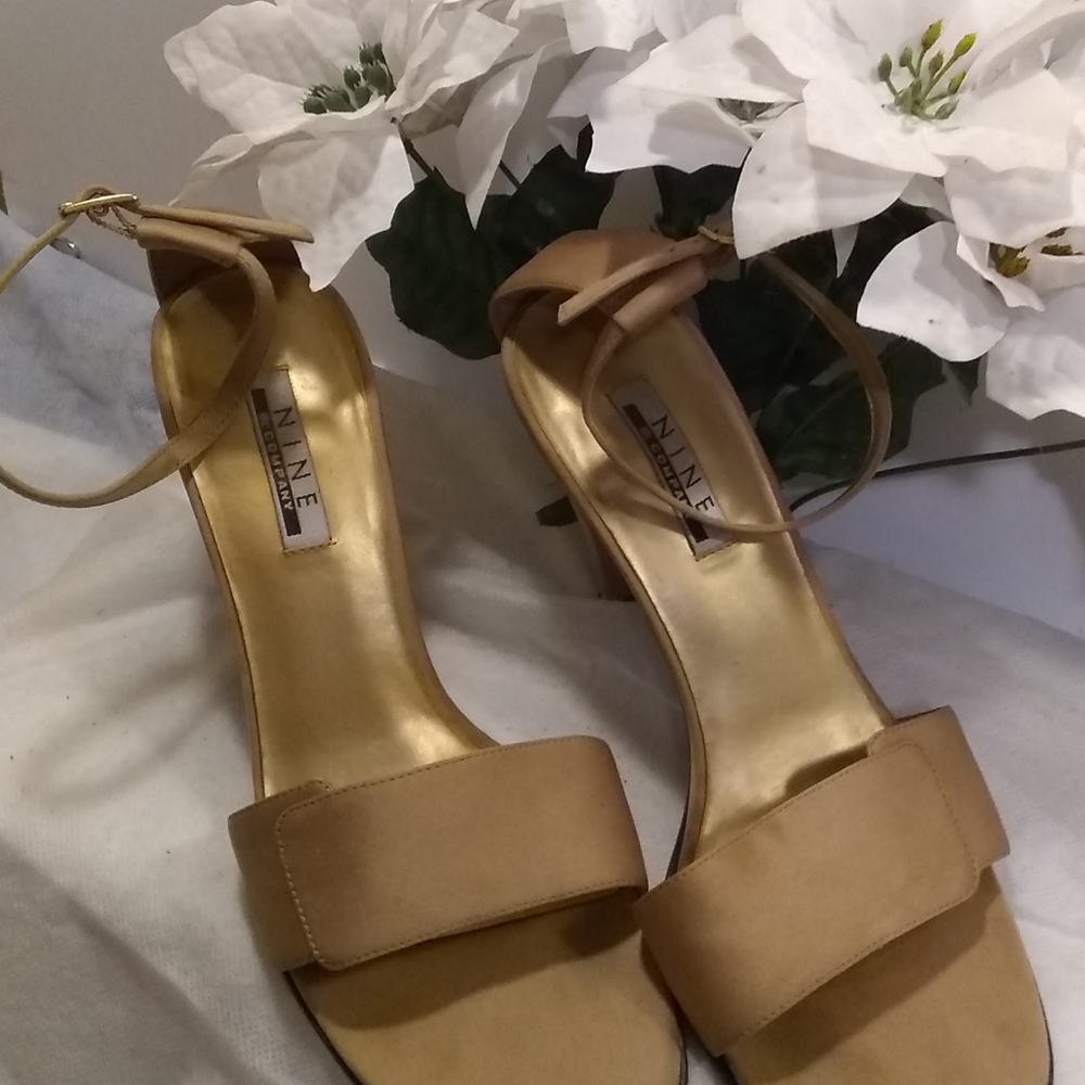 Nine & Company Open Toe, Buckle Dress Sandals
